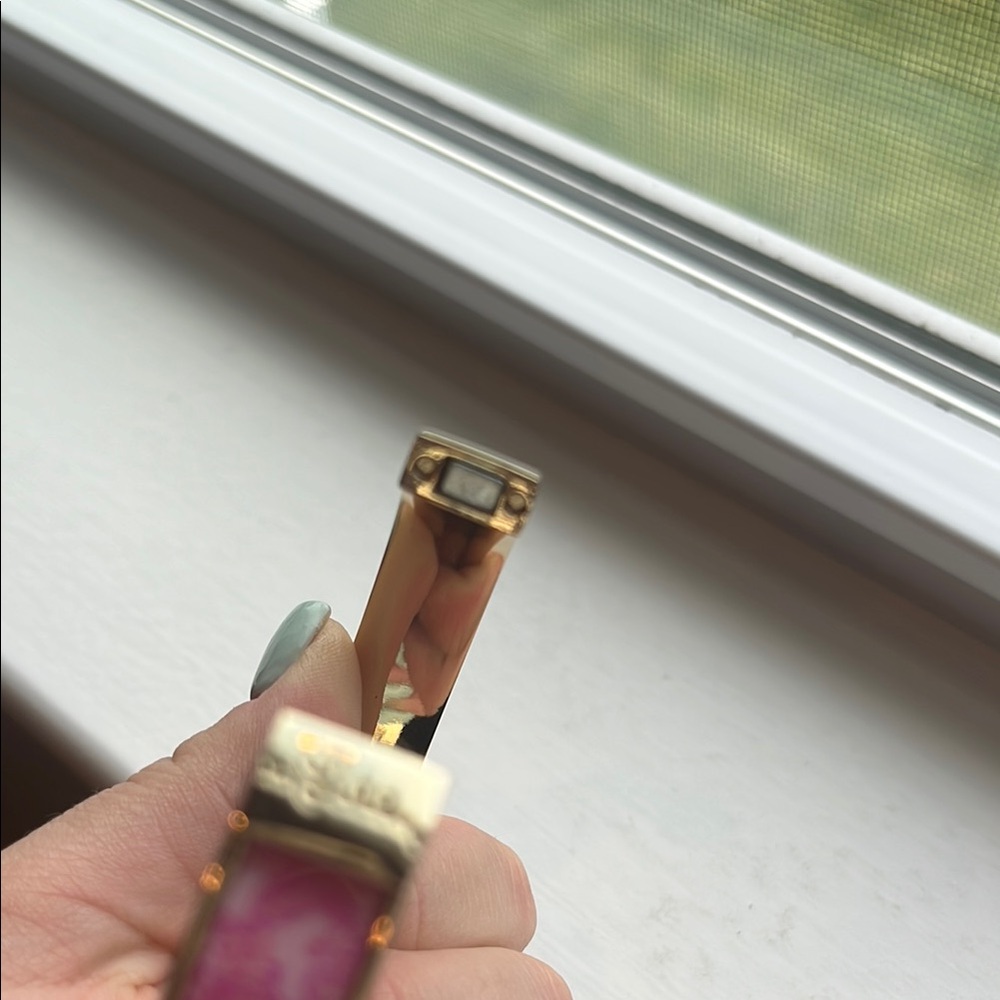 Lilly Pulitzer - Pink and Gold Bangle Bracelet - Picture 4 of 5